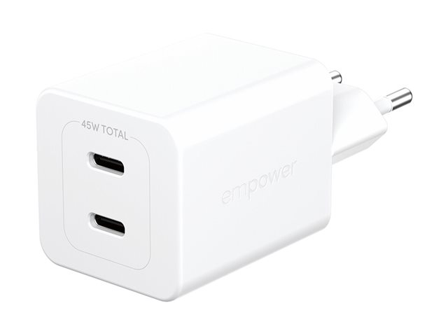 PanzerGlass empower nabíječka Turbo GaN 45 W 2x USB-C, bílá – foto 4