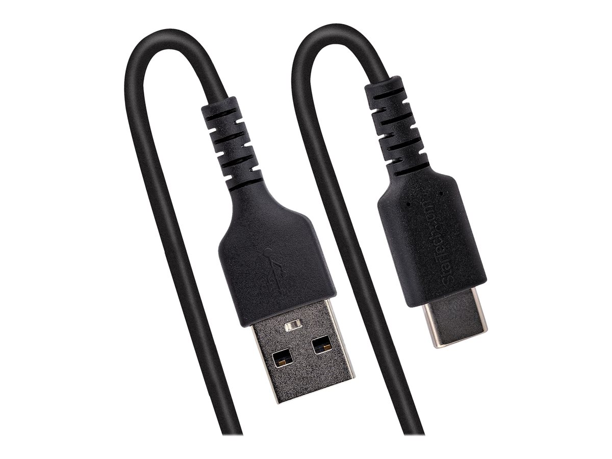 StarTech.com 20in (50cm) USB A to C Charging Cable, Coiled Heavy Duty Fast Charge & Sync USB-C Cable, High Quality USB 2.0 A to Type-C, Rugged Aramid Fiber, TPE, 3A, S20, iPad, Pixel - Durable Male to Male USB - USB kabel typ C - USB do USB-C - 50 cm – foto 6
