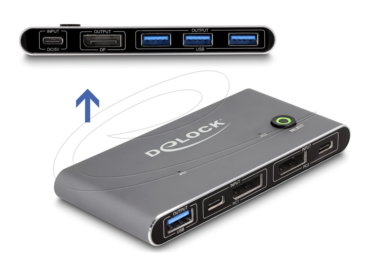 DisplayPort KVM Switch 8K 30 Hz with USB