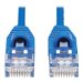 Eaton Tripp Lite Series Cat6a 10G Snagless Molded Slim UTP Ethernet Cable (RJ45 M/M), Blue, 10 ft. (3.05 m)