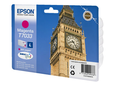 EPSON Tinte L magenta fuer WP 4000/4500 - C13T70334010