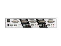 Switch KVM DVI-I Single Link, USB 2.0 & audio, 4 ports