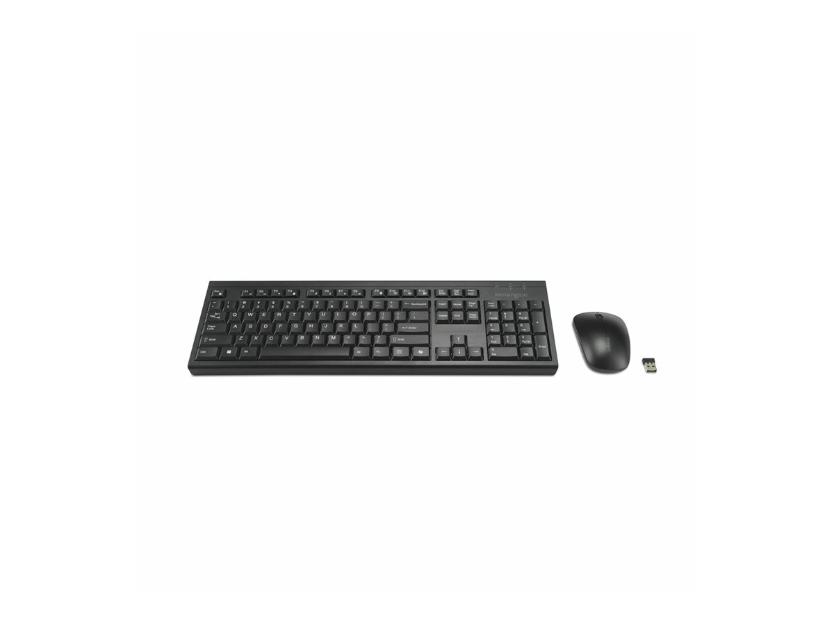 Kensington KM270 EQ keyboard and mouse set full size QWERTY US English Input Product shot Left-angle 79751