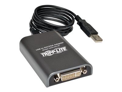 Tripp Lite USB 2.0 to DVI/VGA Dual Multi-Monitor External Video Graphics  Card Adapter 1080p 60Hz - external video adapter