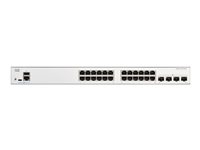 Cisco Catalyst 1200-24T-4G - switch - 24 ports - smart - rack-mountable