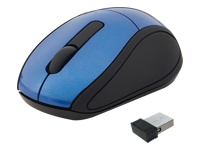 Verbatim Wireless Mini Travel Mouse - Souris - optique - 3 boutons 