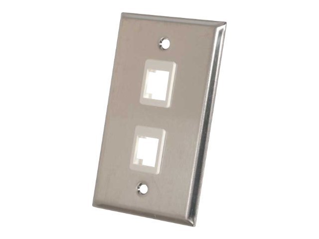 C2G - Mounting plate - 2 ports