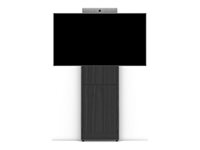 Salamander Strut70 stand - fixed - for LCD display - black oak