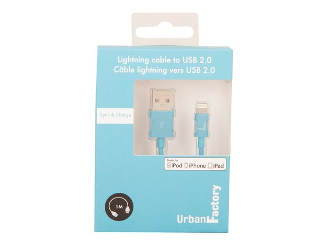 URBAN FACTORY CABLE LIGHTNING MFI 1M BLE