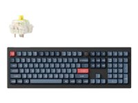 Keychron V6 Max Tastatur Mekanisk RGB Kabel & trådløs