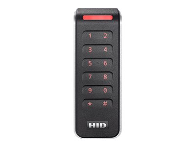 HID Signo 20K - access control terminal with keypad - black with silver trim, green flash