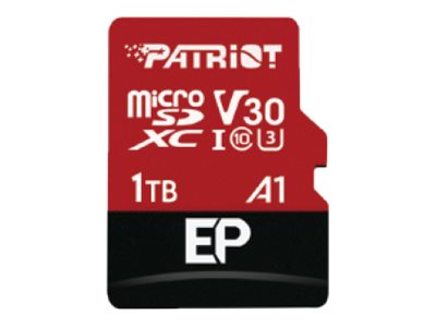 Patriot EP Series - Flash memory card (microSDXC to SD adapter included)