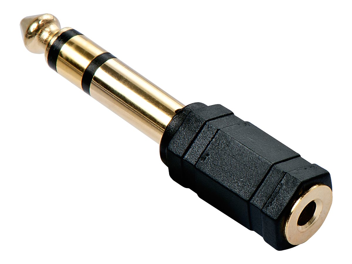 Adaptateur audio Jack stéréo 3,5mm F / 6,3mm M