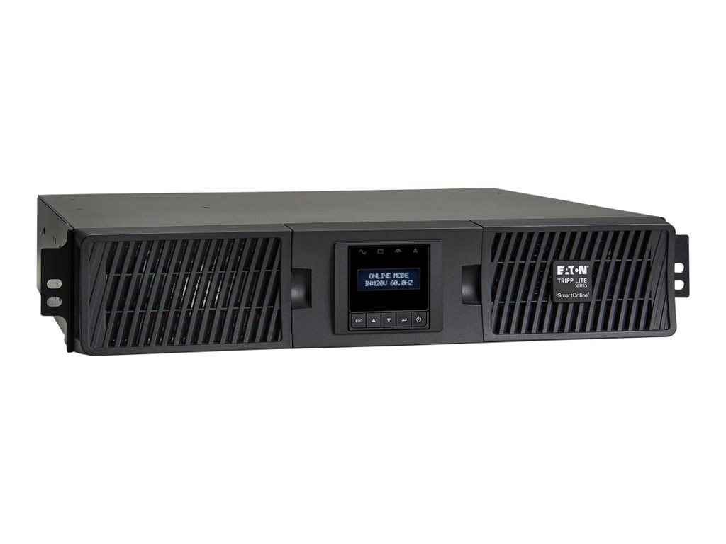 Eaton Tripp Lite Series SmartOnline UPS Smart Online 2000VA 1800W 120V Sine Wave 7 Outlets Ext Run LCD USB DB9 2U TAA