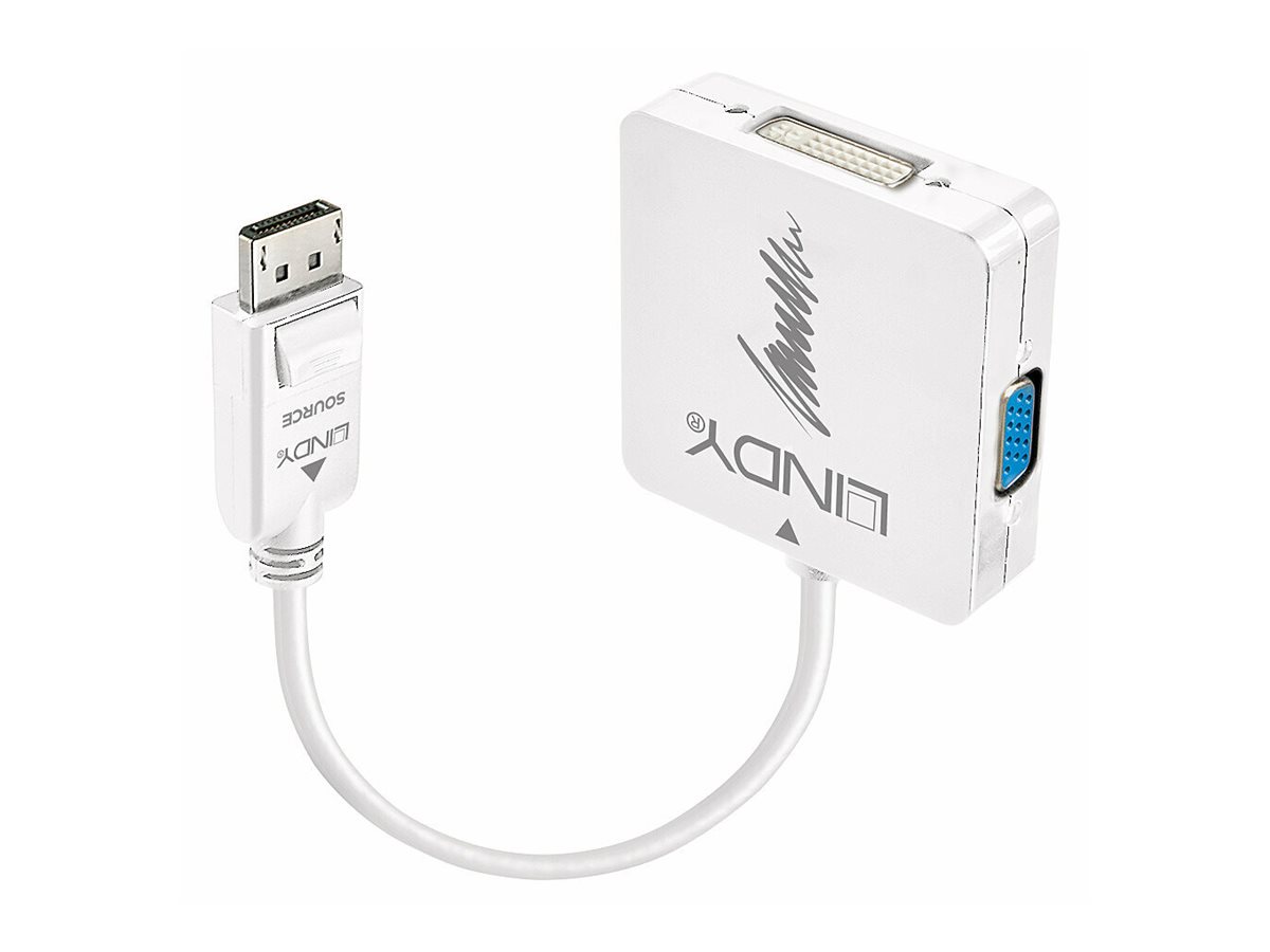 Convertisseur Actif DisplayPort 1.2 vers HDMI, DVI & VGA