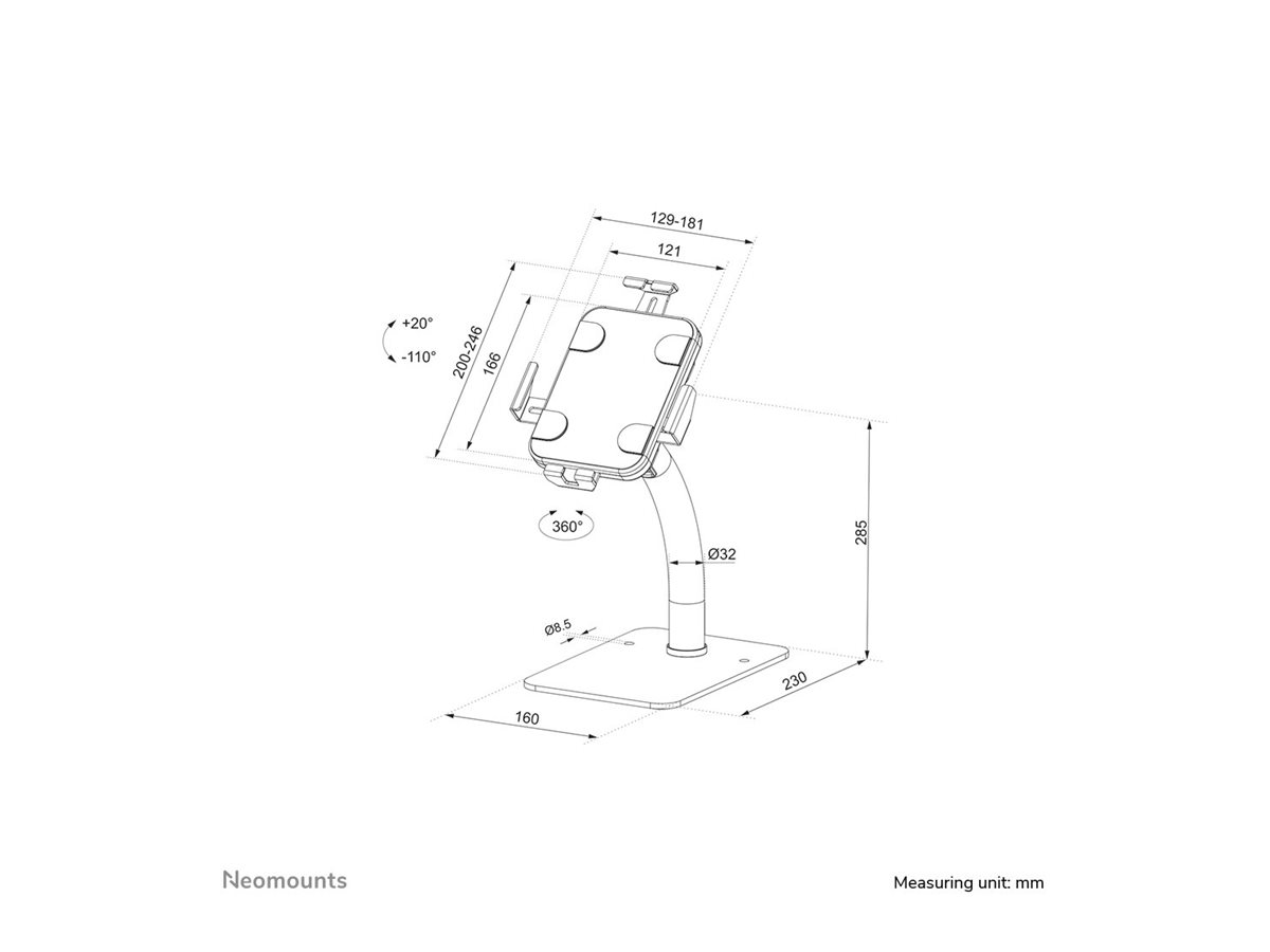Neomounts DS15-625BL1 – foto 5