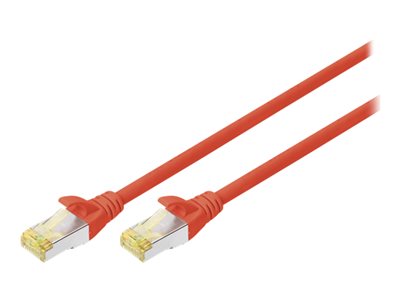 DIGITUS CAT 6A S/FTP Patchkabel, 10 Stück, 3m, rot - DK-1644-A-030-R-10