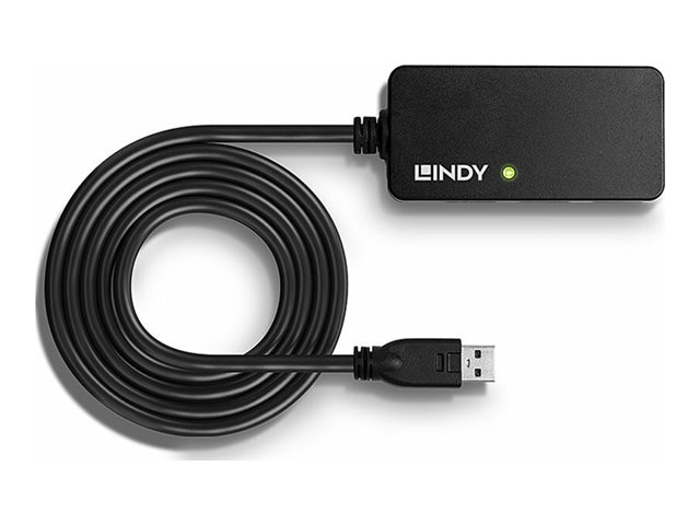 Rallonge active USB 3.0, 10m AVEC hUB 4 ports