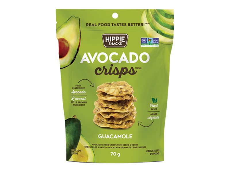 Hippie Snacks Avocado Crisps - Guacamole - 70g