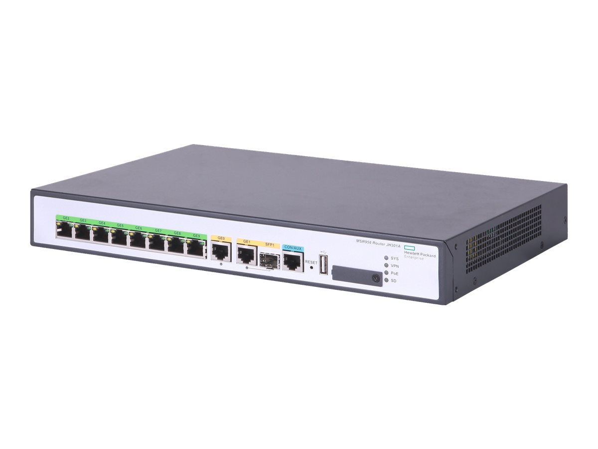 HPE MSR958 1GbE/Combo PoE Router