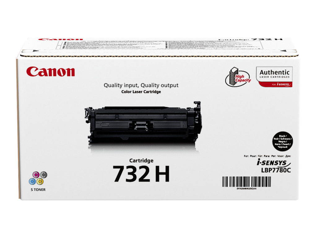 CANON CARTOUCHE TONER 732H BK P
