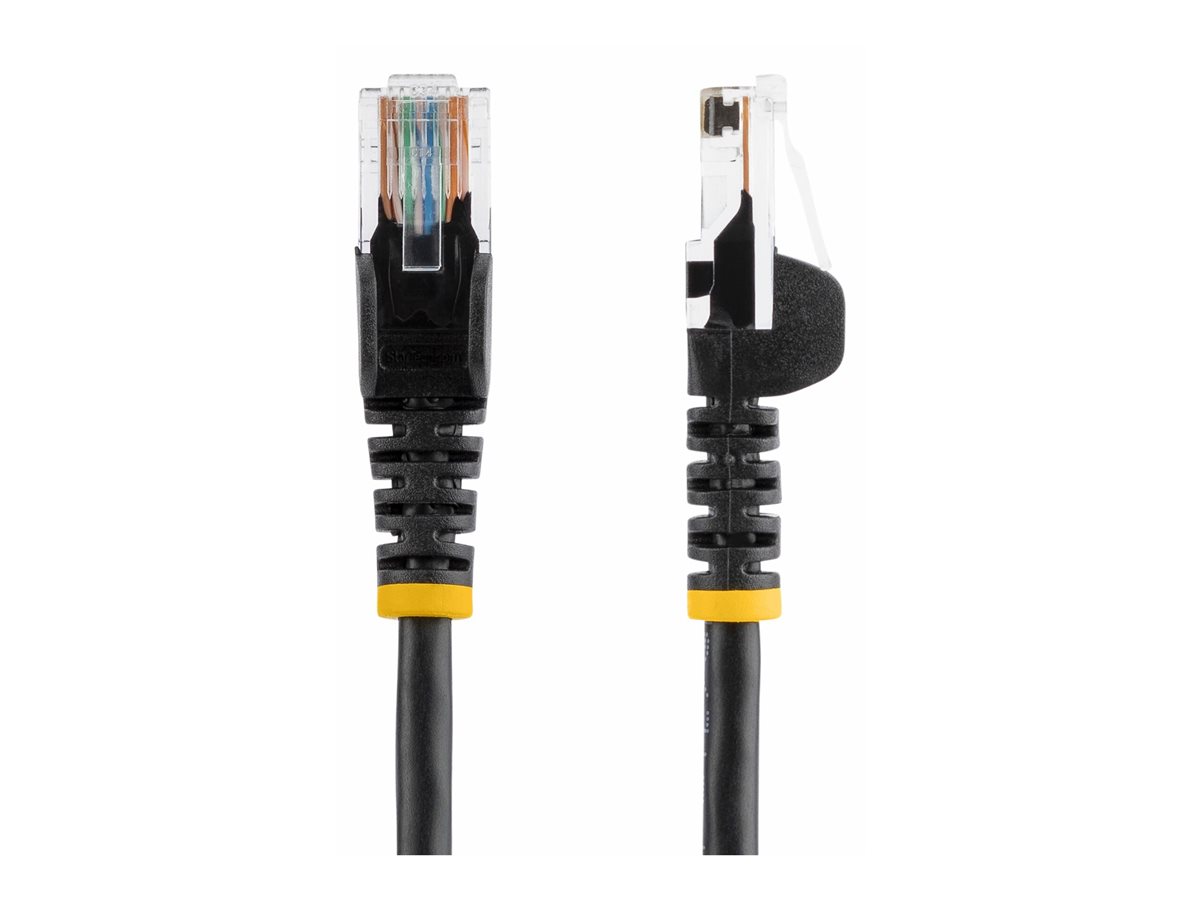 0.5m Black Snagless Cat5e Patch Cable – foto 2