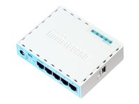 MikroTik RouterBOARD hEX RB750Gr3 Router 4-port switch Kabling