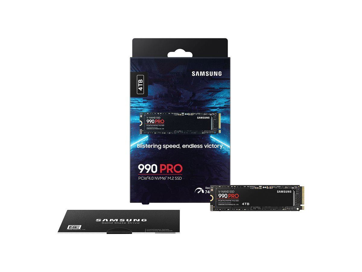 Samsung 990 PRO 4 TB Internal NVMe M.2 SSD - MZ-V9P4T0B/AM