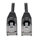 Eaton Tripp Lite Series Cat6a 10G Snagless Molded Slim UTP Ethernet Cable (RJ45 M/M), Black, 5 ft. (1.52 m)
