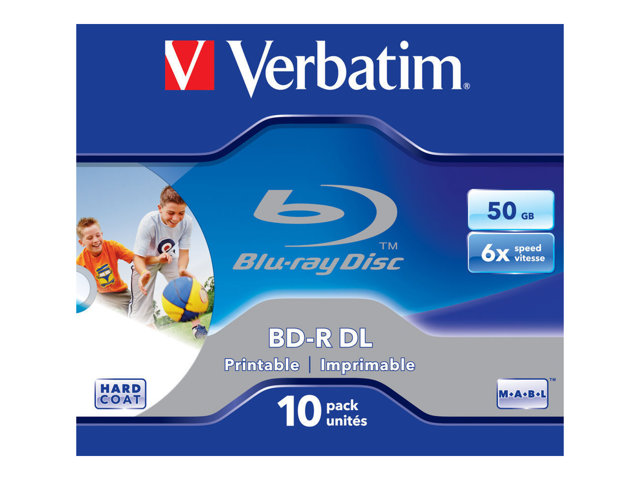 Image of Verbatim - BD-R DL x 10 - 50 GB - storage media