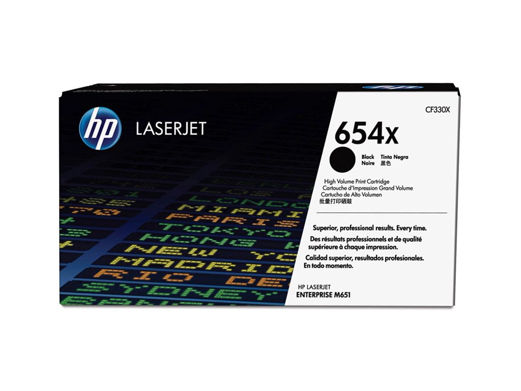 HP 654X High Toner