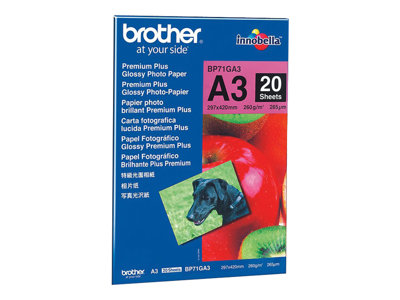 BROTHER BP71GA3 Fotopapier A3 20BL