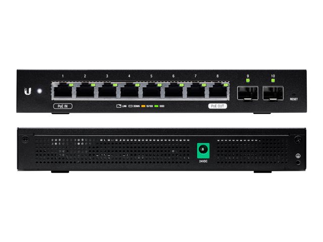 Ubiquiti EdgeSwitch 10X - přepínač - 10 porty - řízený - Lze montovat do rozvaděče – foto 5