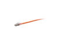 C2G 15ft Cat6a Snagless Shielded Ethernet Cable - TAA Compliant F-Series - Orange