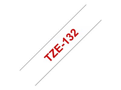 BROTHER TZE132 Schriftbandkassette 12mm Verbrauchsmaterialien - Etikettendrucker