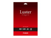 Canon Photo Paper Pro Luster LU-101 - photo paper - luster - 20 sheet(s) - A4 - 260 g/m²