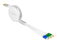 DeLOCK USB 2.0 USB-kabel 1.13m Hvid