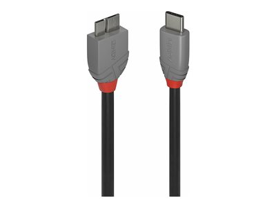 LINDY USB 3.2 Kabel Typ C/Micro-B Anthra Line 2m - 36622