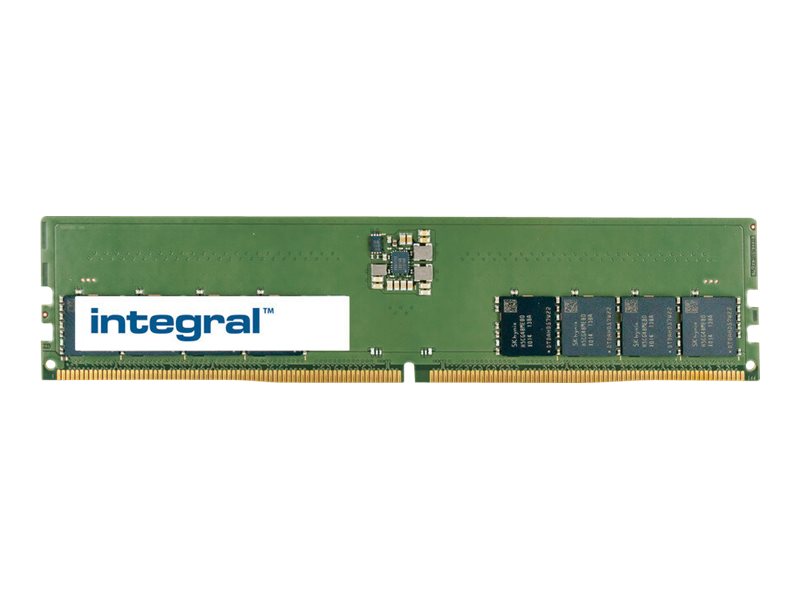 An image of Integral - DDR5 - module - 16 GB - DIMM 288-pin - 4800 MHz / PC5-38400 - unbuffered