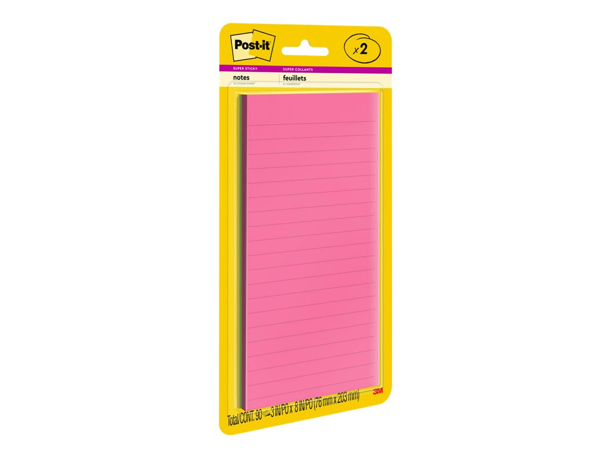 Post-it Super Sticky Energy Boost Collection Notes - 2 x 45 sheets