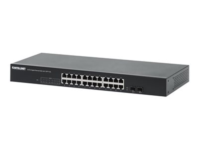 INTELLINET 24-Port Gigabit Ethernet Switch mit 2SFP Ports - 561877
