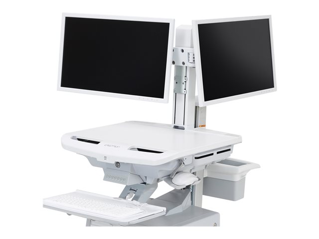 Image of Ergotron StyleView mounting component - side-to-side - for 2 LCD displays - dual monitor kit - white