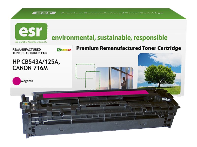 ESR Toner cartridge compatible with HP CB543A/CE323A/CF213A/Canon 1978B002 magenta remanufactured 1.400 pages