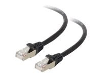 C2G 75ft Cat5e Snagless Shielded (STP) Ethernet Network Patch Cable - Black