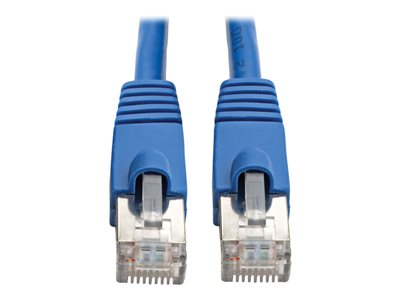 Eaton Tripp Lite Series Cat6a 10G Snagless Shielded STP Ethernet Cable (RJ45 M/M), PoE, Blue, 30 ft. (9.14 m)