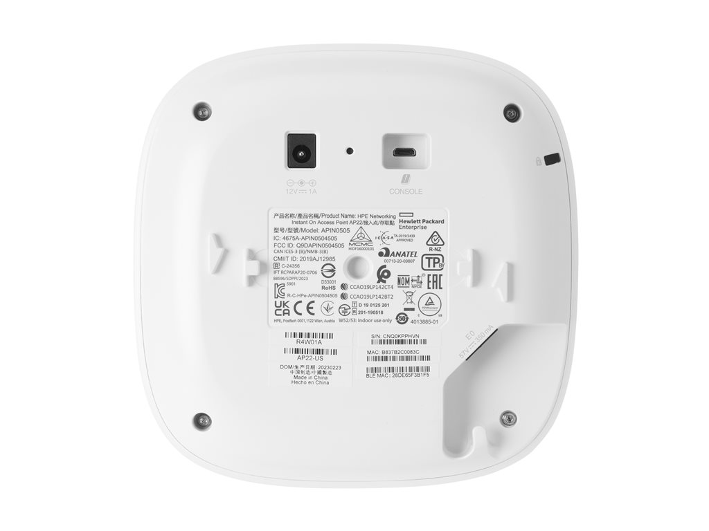 HPE NW IOn AP22 12V PSU EU Bnd