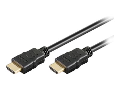 Techly HDMI Kabel mit Ethernet, 1.5m, Schwarz