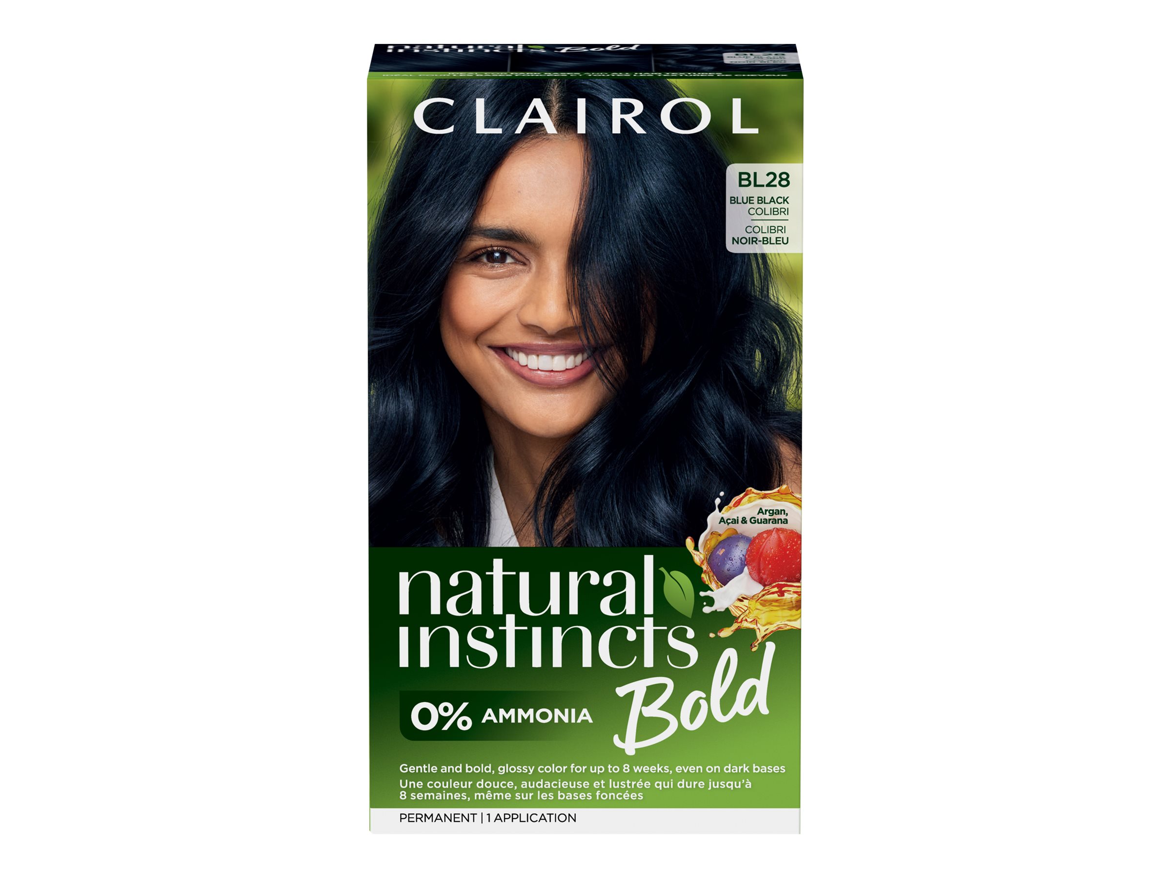 1. Clairol Nice 'n Easy Permanent Hair Dye in Blue Black - wide 4