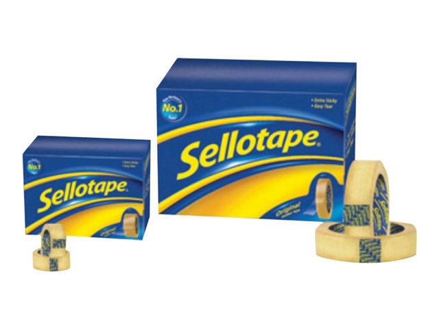 Sellotape Original Golden Office Tape 24 Mm X 33 M Pack Of 6