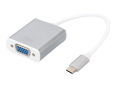 DIGITUS Adapter USB3.0/C -> VGA 20cm VL100 - DA-70837